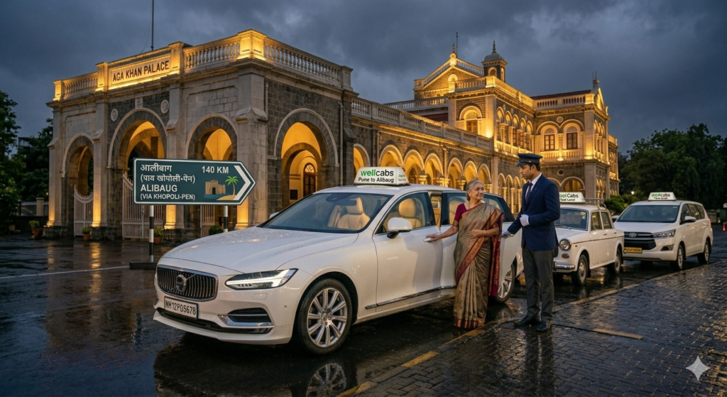 pune to aalibaug cab